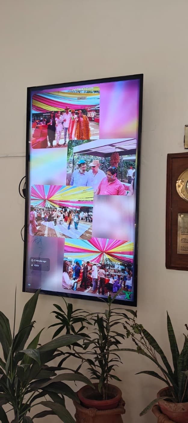 SLX On Air screen at The Defence Colony (WA) Club