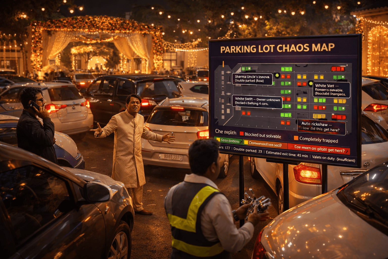 Parking Lot Chaos Map